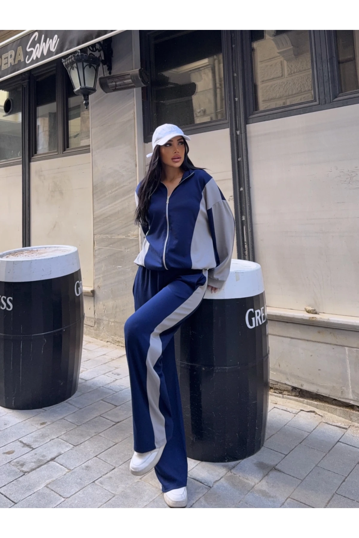 Modal Kumaş Bloklu Mevsimlik Alt Üst Takım