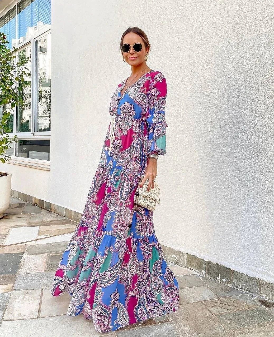 Multi Şifon Astarlı Elbise