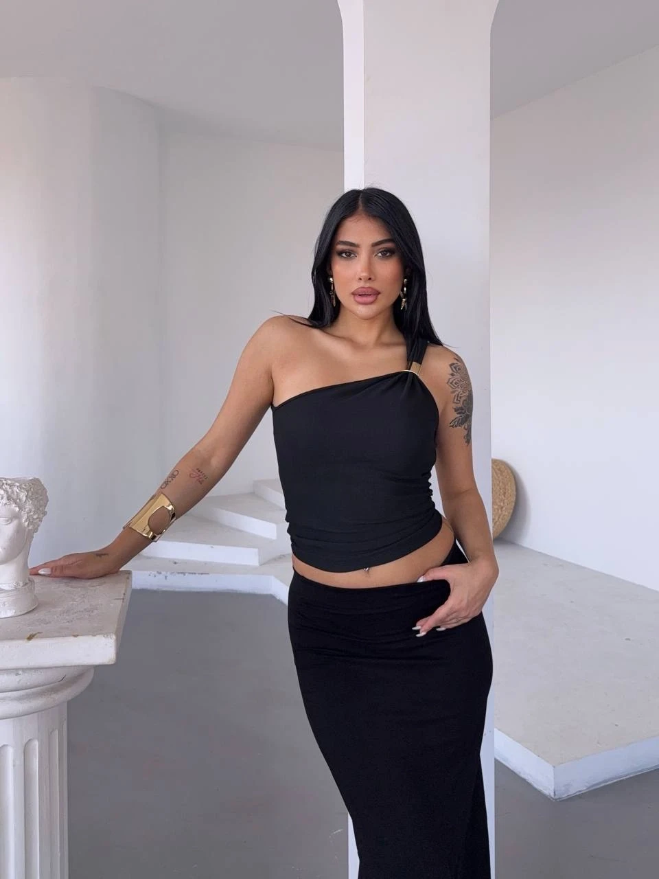 Ottoman Omuz Detay Bluz