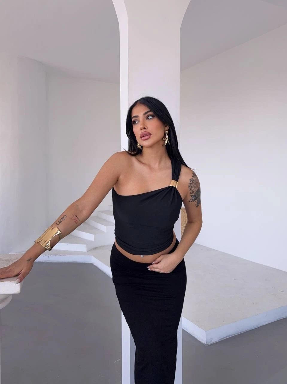 Ottoman Omuz Detay Bluz