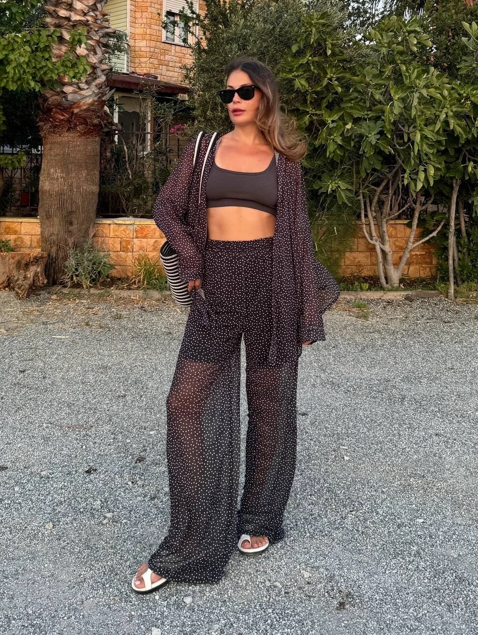 Şifon Alt Üst İkili Takım