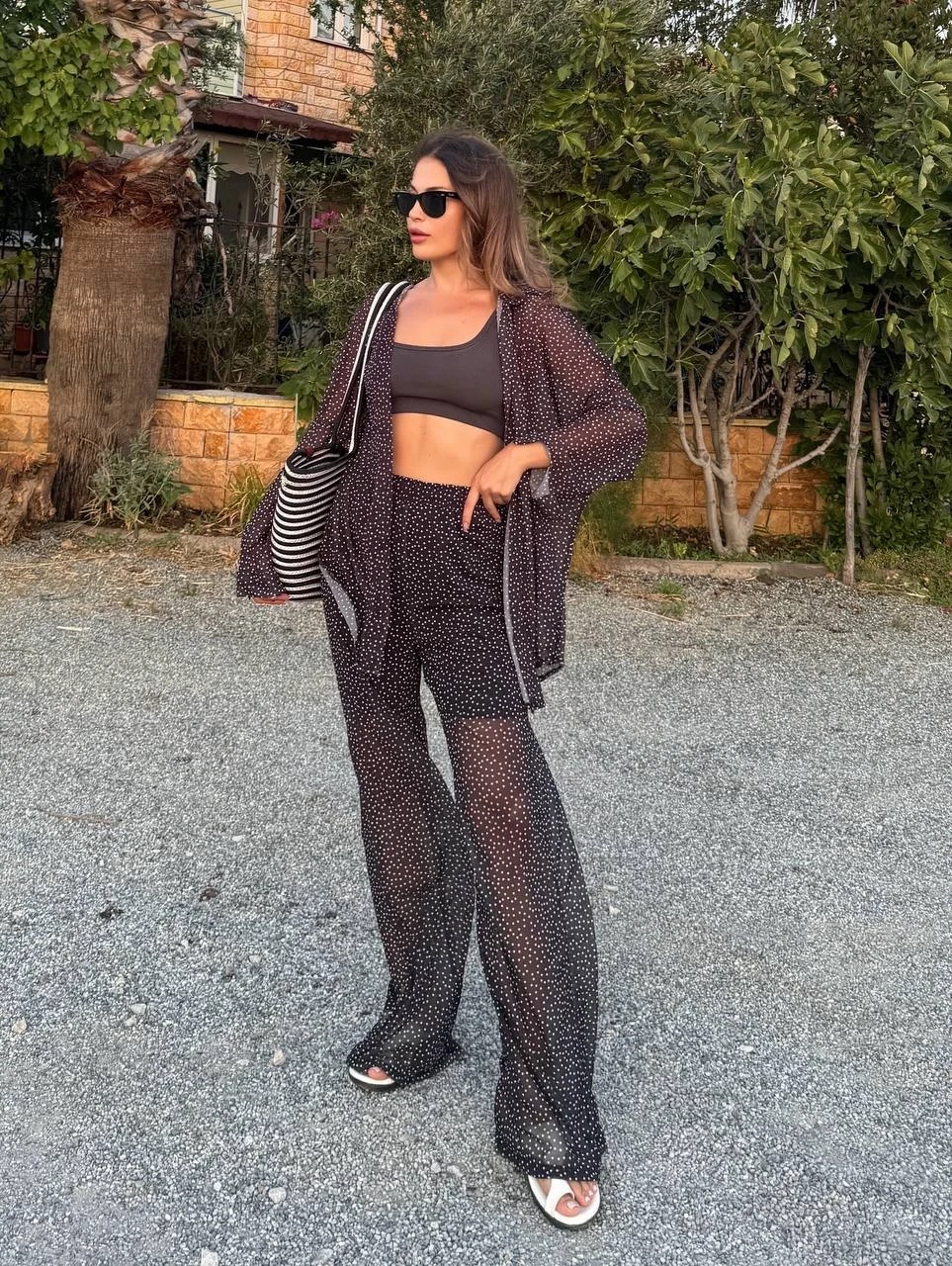 Şifon Alt Üst İkili Takım