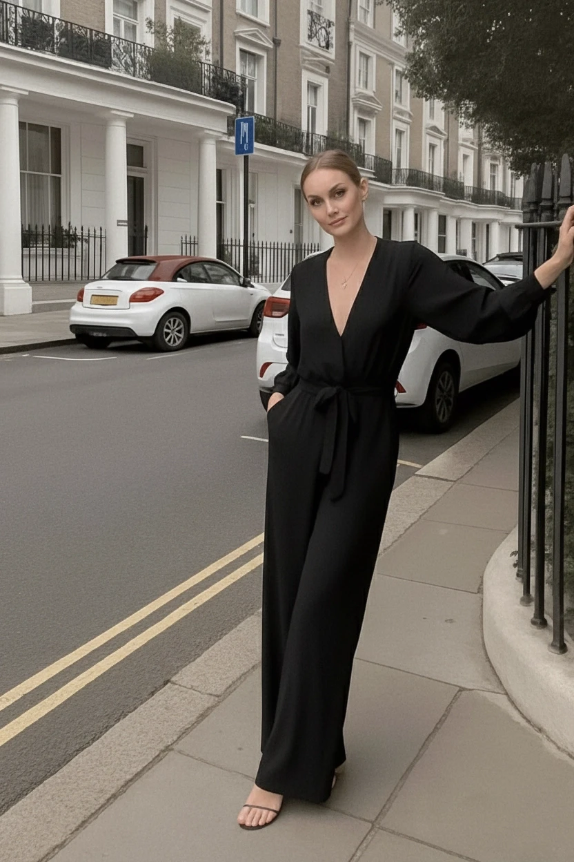 Siyah Massimo Takım Modal Kumaş