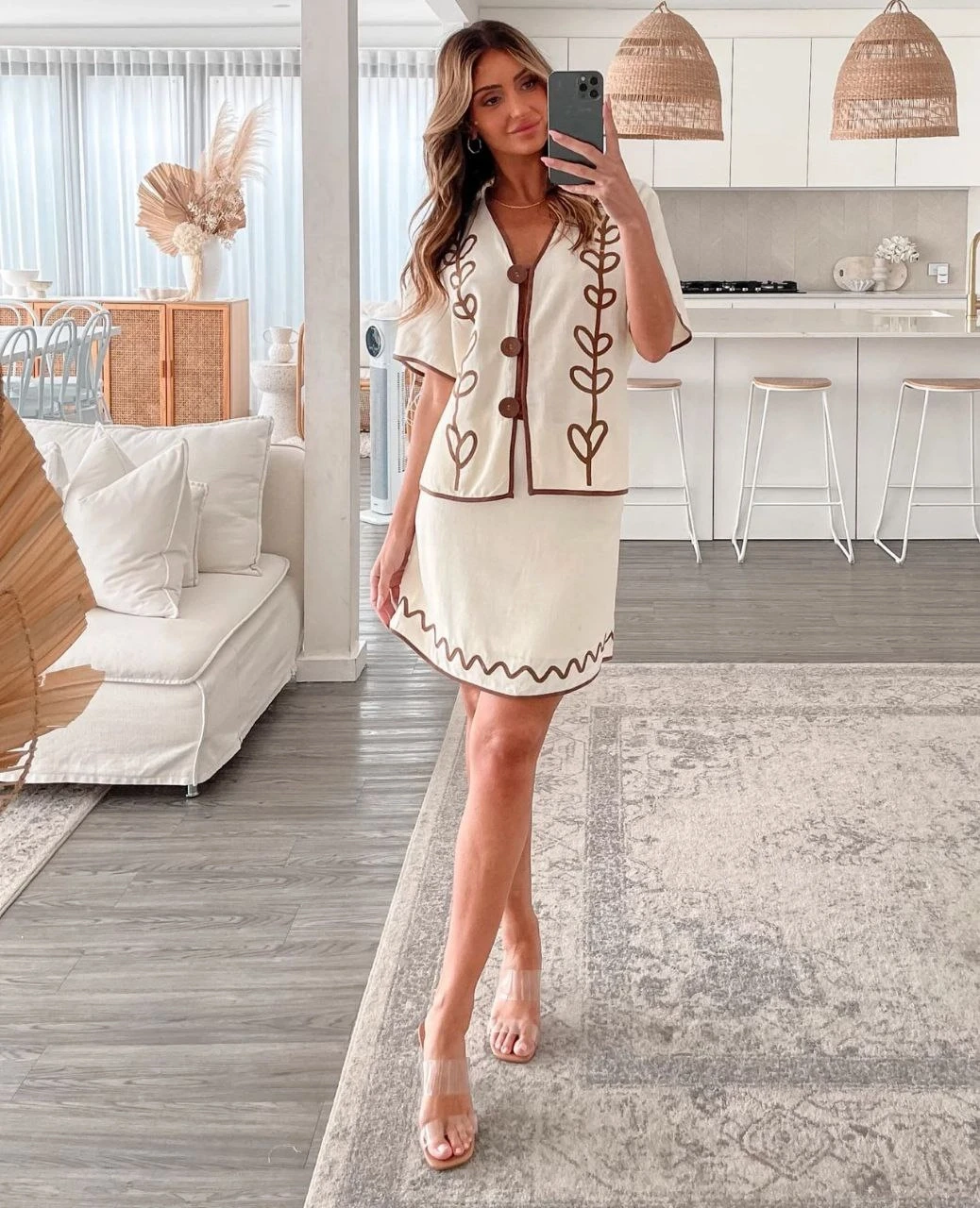 Süzene Detay Keten Takım