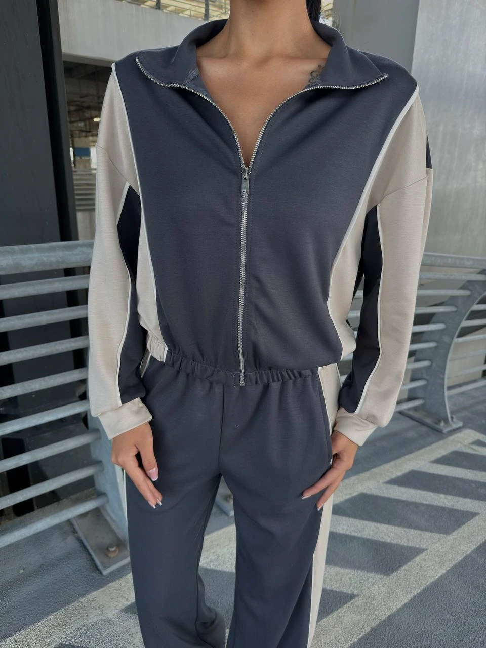 Üst Fermuarlı Modal Takım