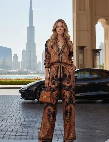 Zimmerman Desen Saten Takım