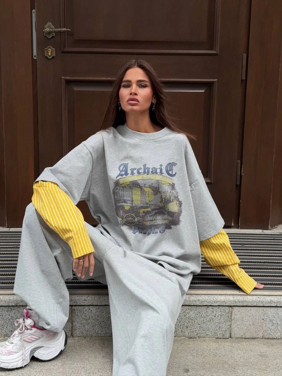 Dijital Baskı Kol Detay Üç İplik Takım