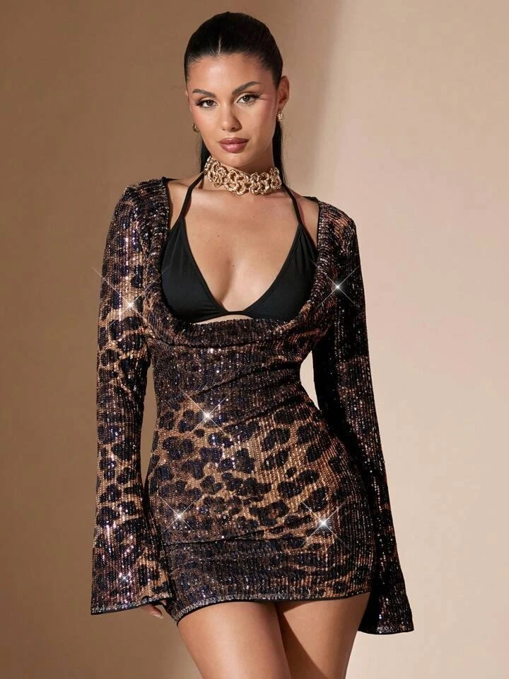 İthal Payet Kumaş Büstiyerli Takım Mini Elbise