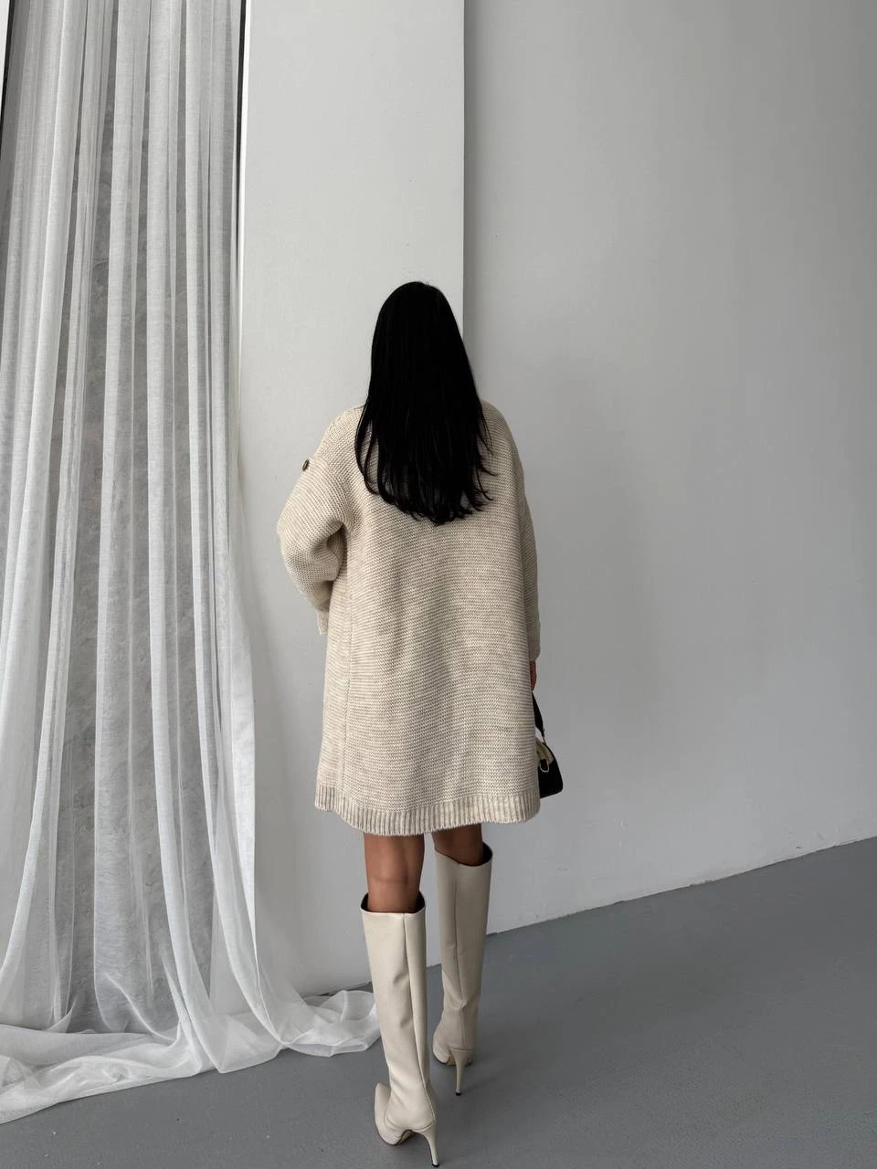 Kol Detay Triko Hırka