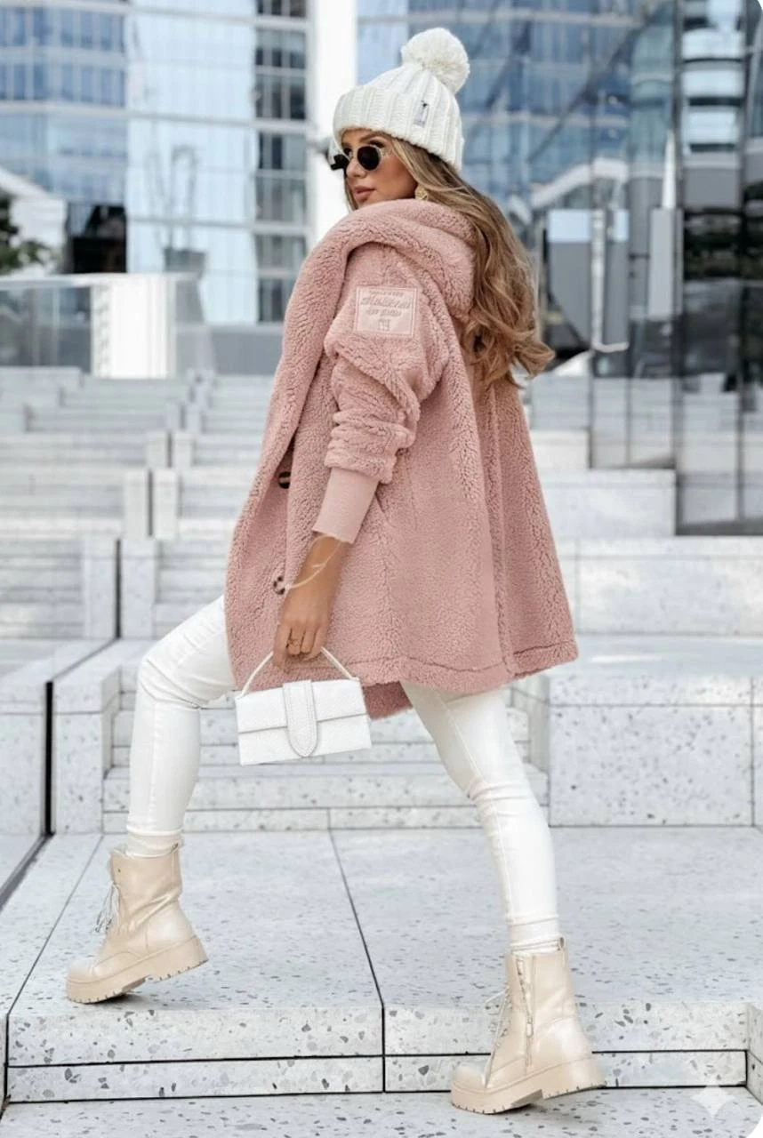 Welsoft Kumaş Kapşonlu Salaş Mont