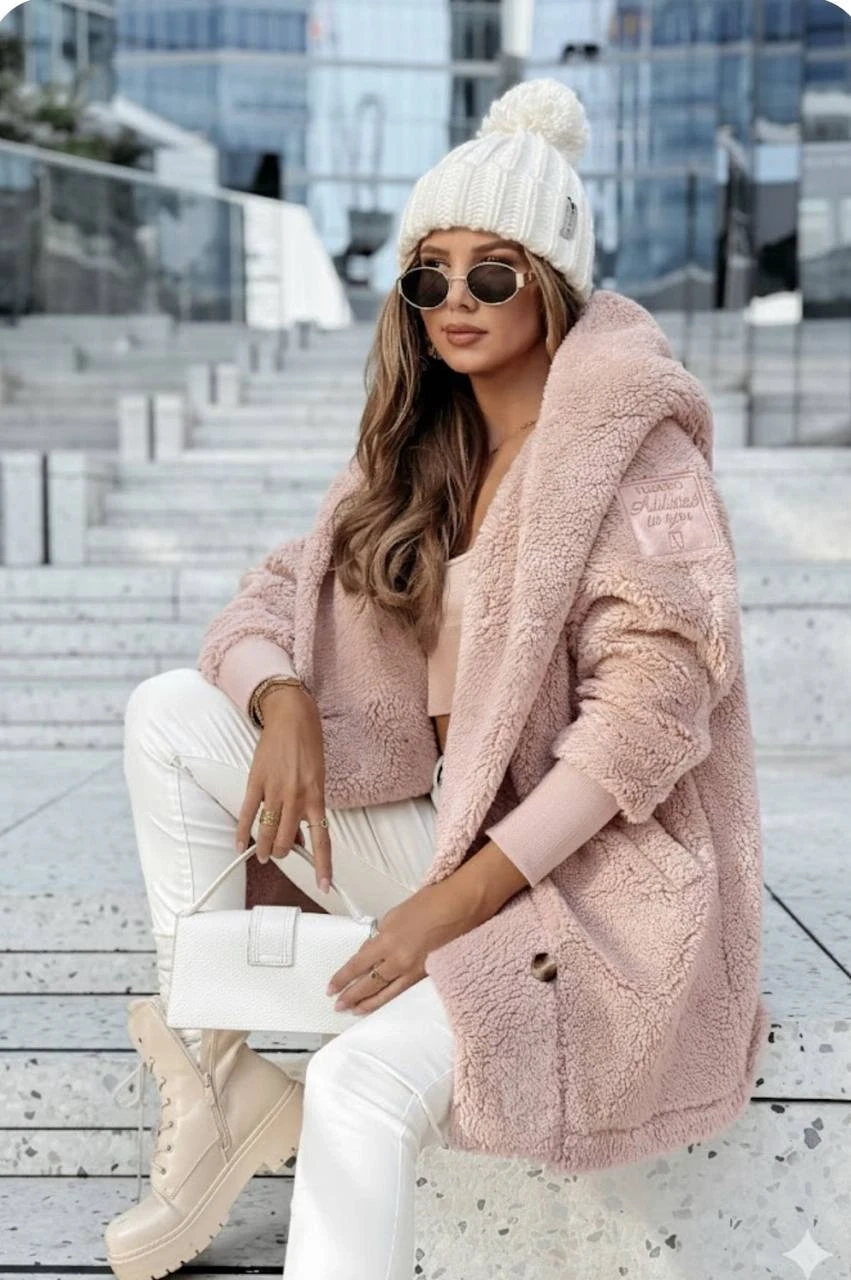 Welsoft Kumaş Kapşonlu Salaş Mont