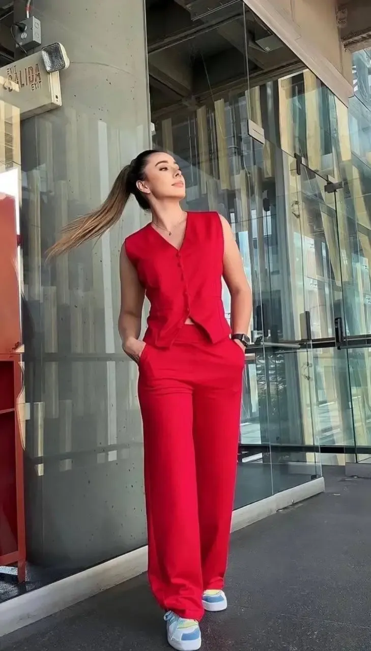 Yelek Pantalon Alt Üst Takım