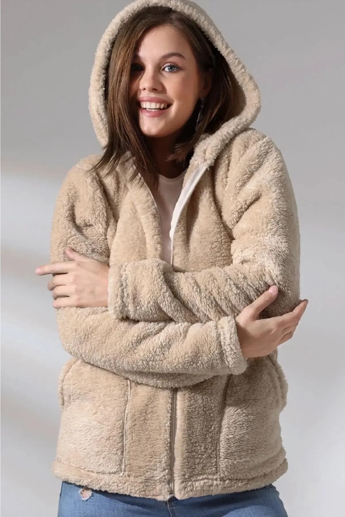 Fermuarlı Polar Sweat-plrsw-123-krb