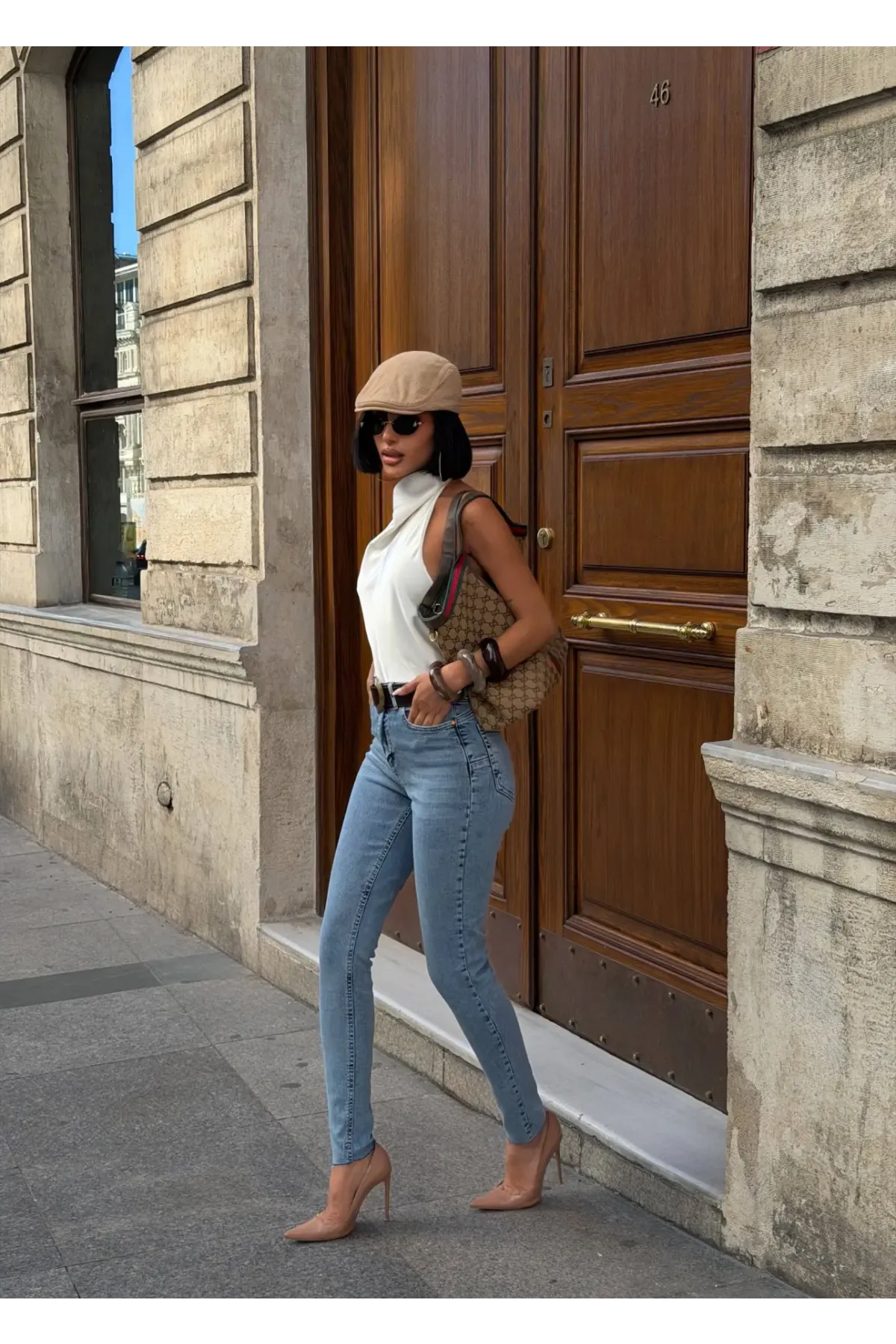 Likralı Toparlayıcı Özellikli Push Up Skinny Jeans