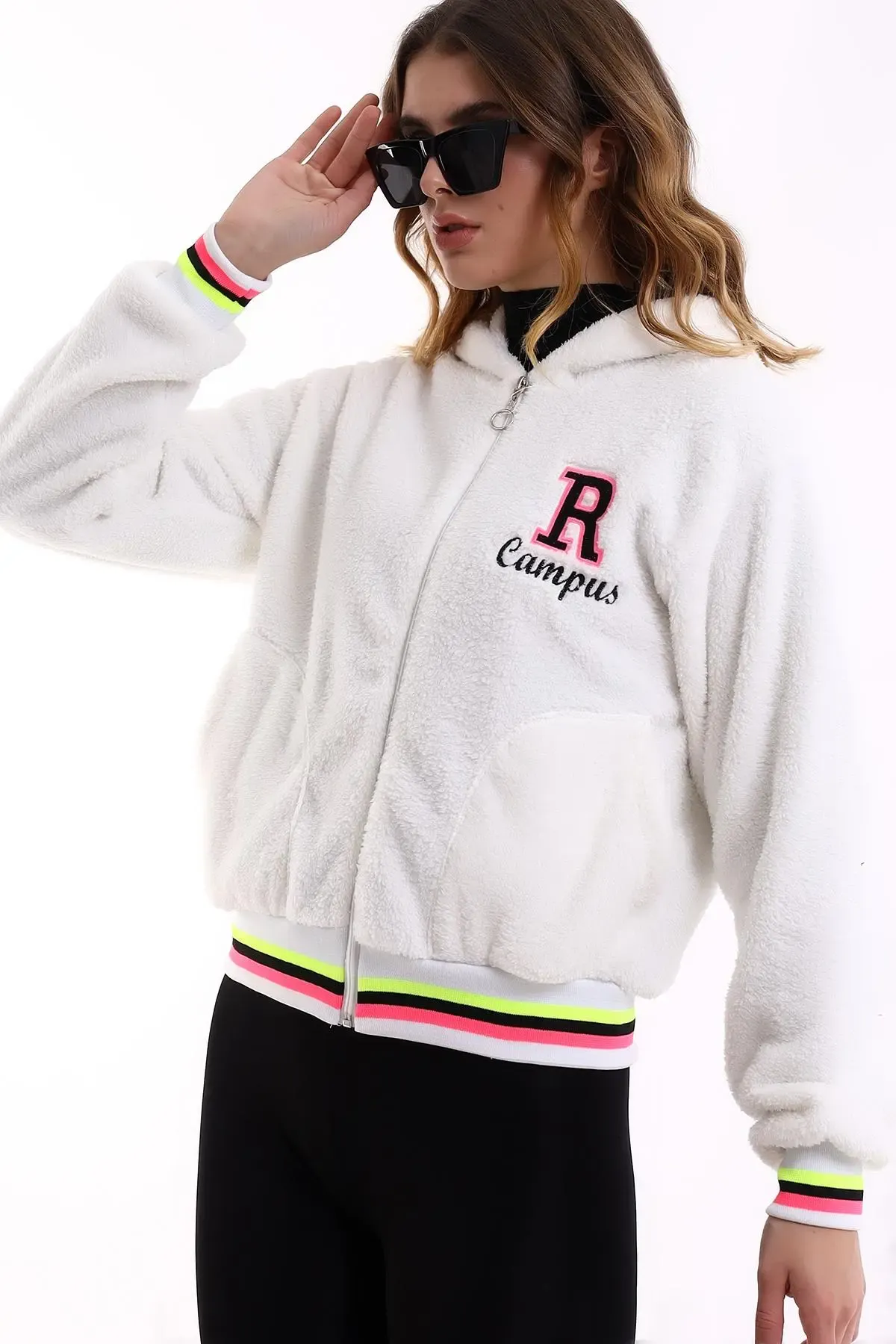 Welsoft Fermuarlı Sweat Ceket-klj4400-byz