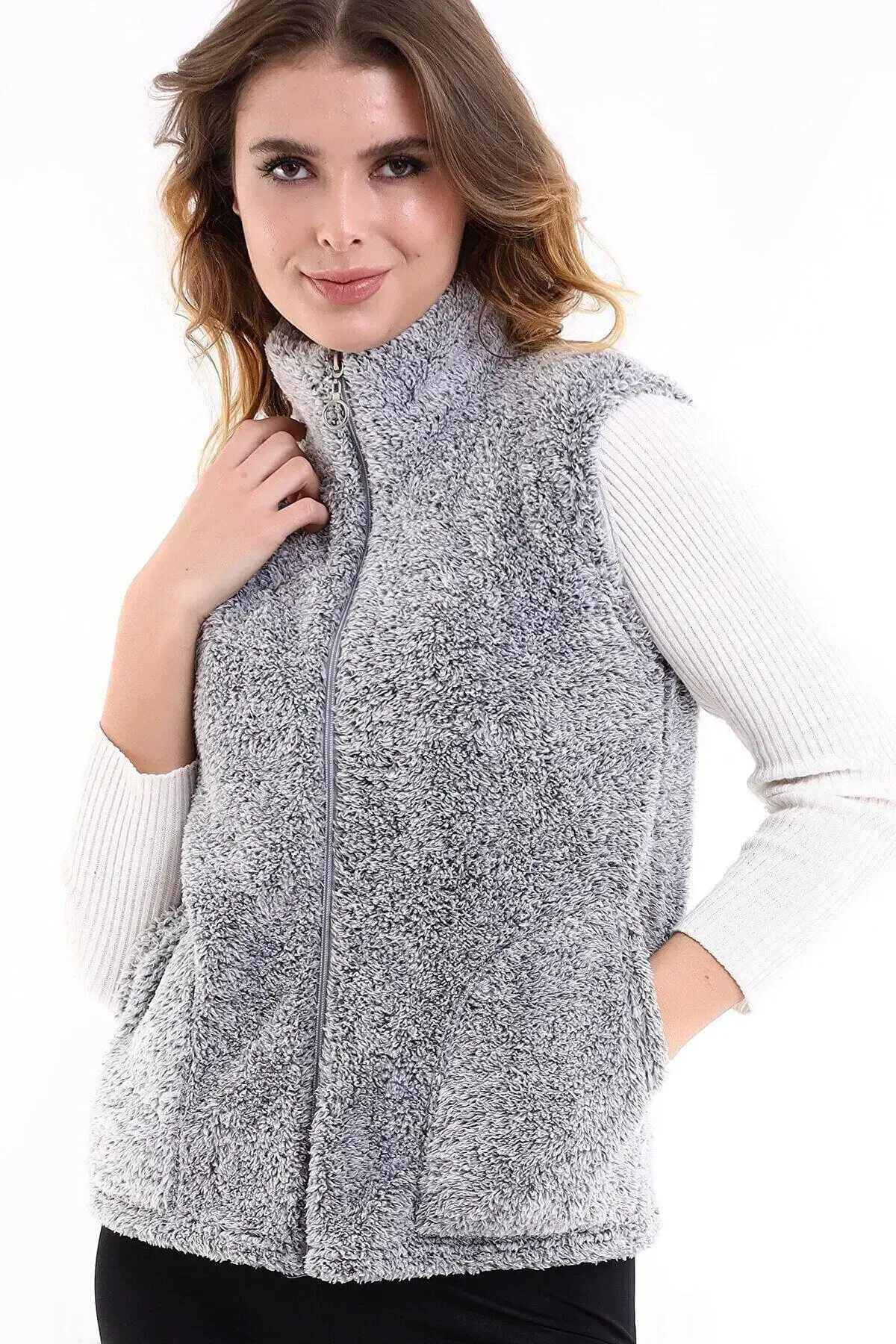 Welsoft Polar Yelek-wlsft101-gri