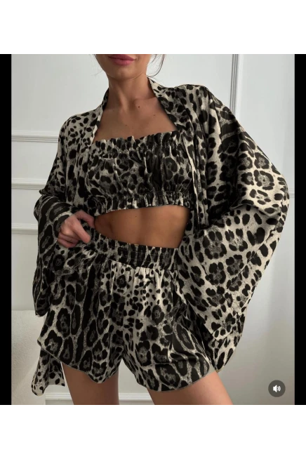 Bürümcük Kumaş Dijital Baskı 3 lü  takım