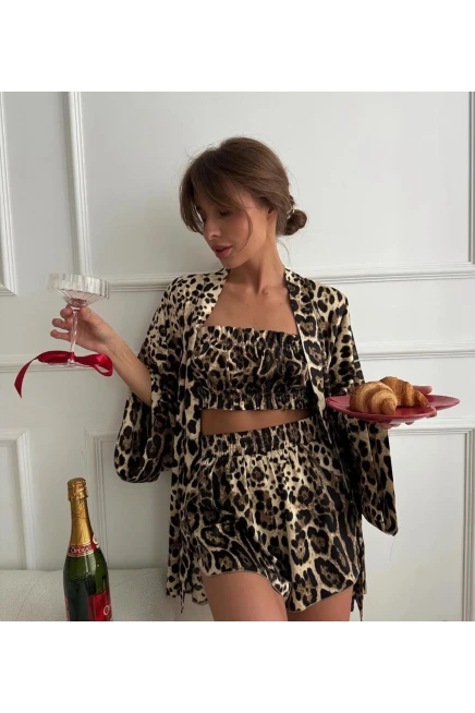 Bürümcük Kumaş Dijital Baskı 3 lü  takım