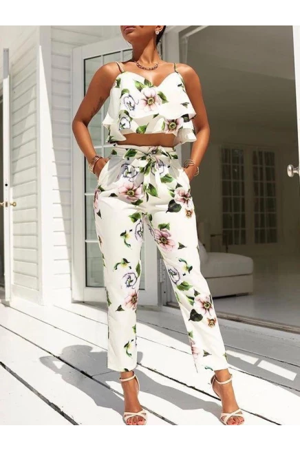 Bustiyer&Pantolon Takim Dalgic Kumas