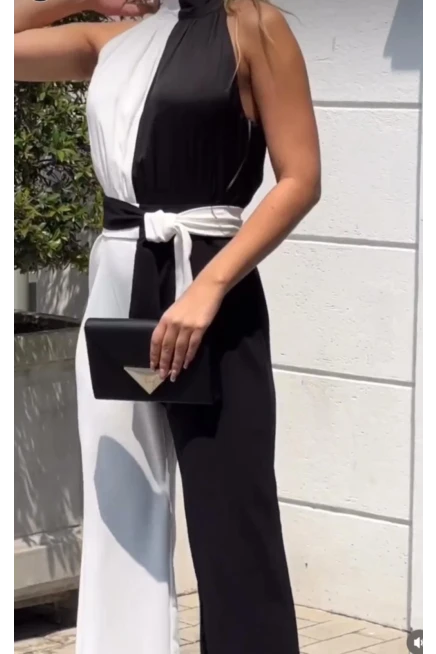 Çift Renkli Mikro Kumaş Tulum