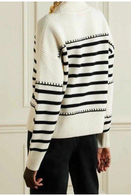 Çizgili Triko kazak
