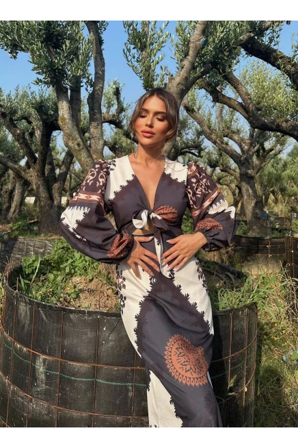 Etnik Desen Tasarım Elbise