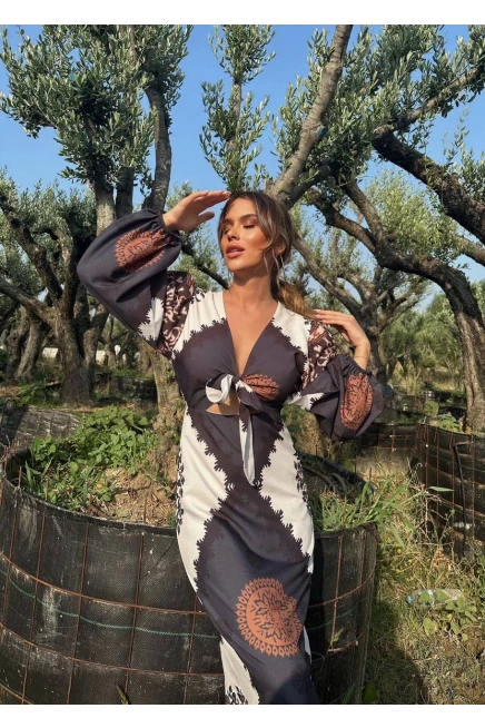 Etnik Desen Tasarım Elbise