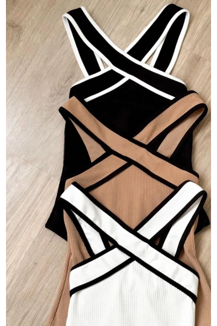 **Ön Siparişte 25 Mart da Kargolanacaktır ** Kaşkorse Kumaş Biyeli Bodysuit