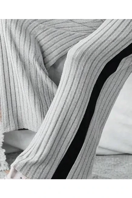 Kaşkorse Kumaş Şerit Detaylı Takım