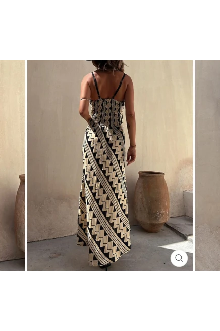 Micro Kumaş Dijital Baskı Elbise