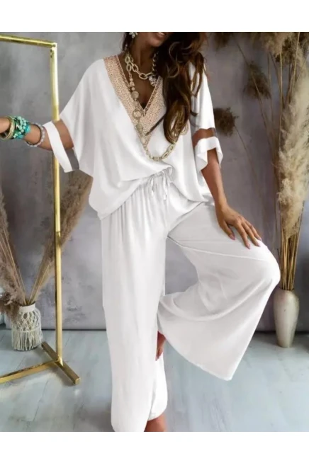 Micro Kumaş Tül Detaylı Tasarım Takım