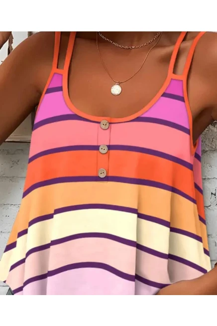 Mikro Kumaş Düğme Detaylı Bluz