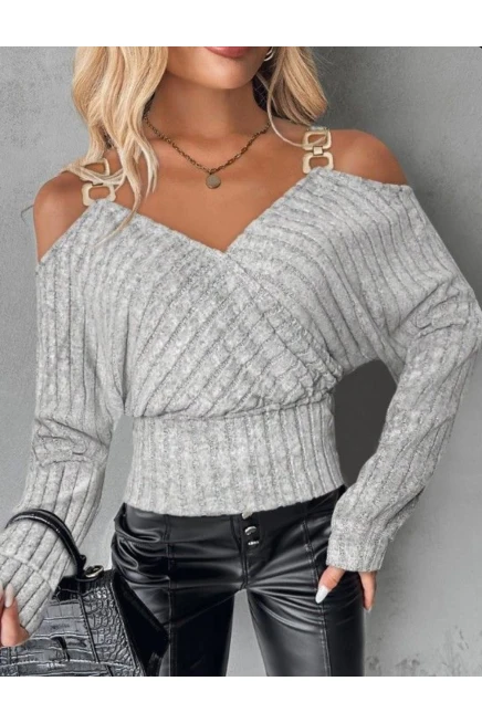 Ottoman Yumoş Kaşkorse Kumaş Tokalı Bluz