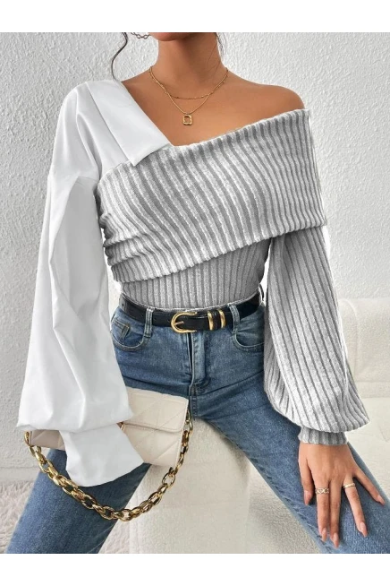 Raporlu Kaşkorse Jessika Kumaş Bluz