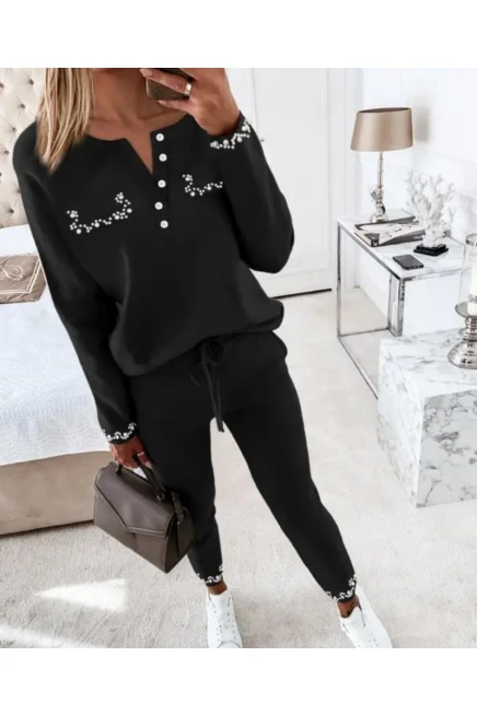 Scuba Dalgıç Kumaş Taş Detaylı Takım