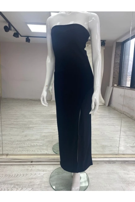 Straplez Toaparlıyıcı Likralı Elbise