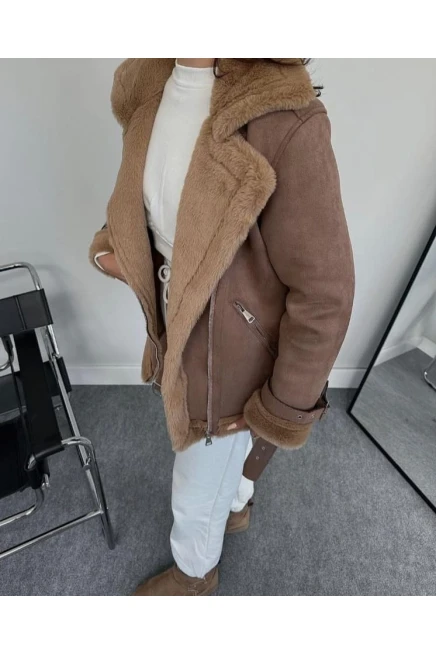 Z@r@ KürklüSüet Mont