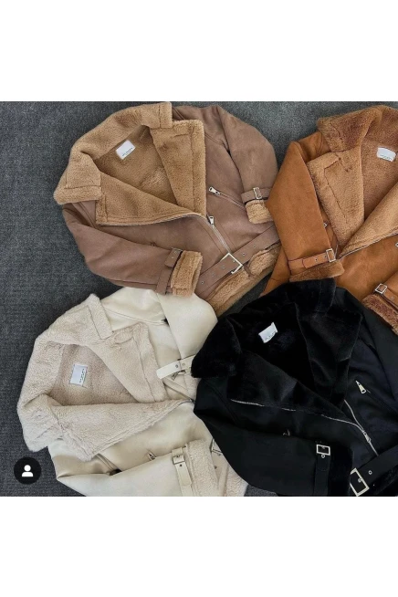 Z@r@ KürklüSüet Mont