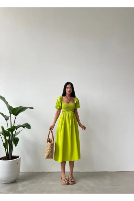Z@R@ Model Beli Açık Gipeli Elbise