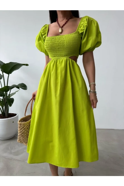 Z@R@ Model Beli Açık Gipeli Elbise
