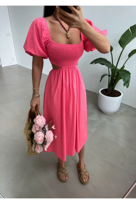 Z@R@ Model Beli Açık Gipeli Elbise