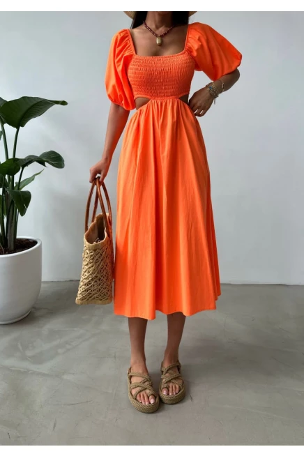 Z@R@ Model Beli Açık Gipeli Elbise