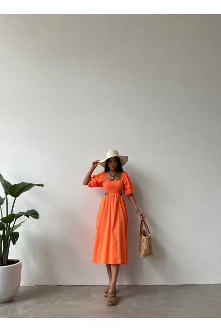 Z@R@ Model Beli Açık Gipeli Elbise