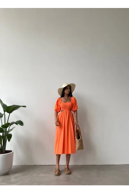 Z@R@ Model Beli Açık Gipeli Elbise