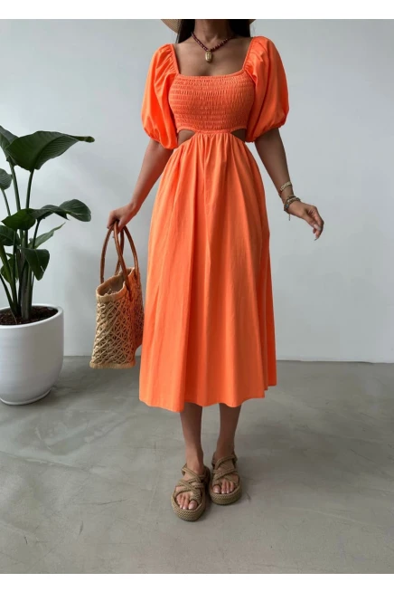 Z@R@ Model Beli Açık Gipeli Elbise