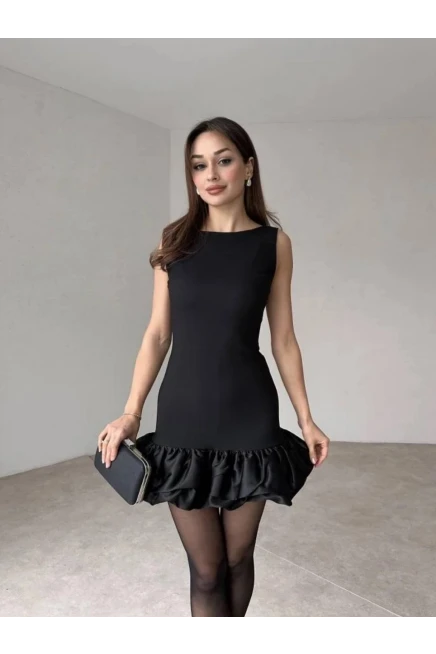 Atlas Kumaş Şortlu Tasarım Elbise