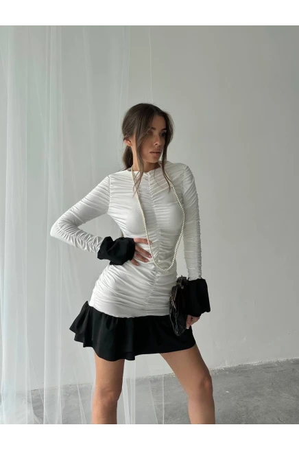 Büzgülü Elbise