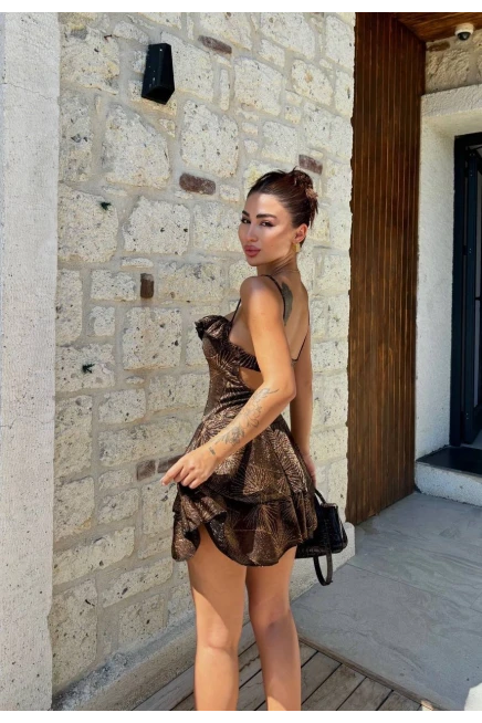 İthal Buzy Kumaş Şortlu Elbise