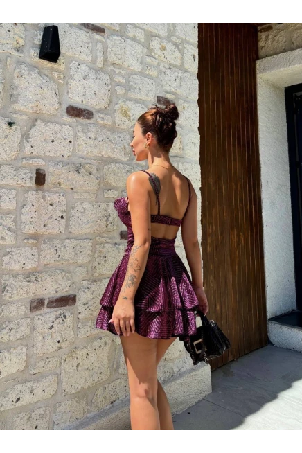 İthal Buzy Kumaş Şortlu Elbise
