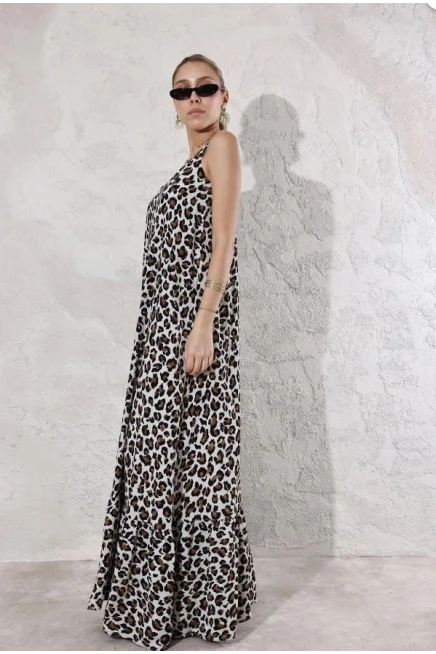 Leopr Elbise Maxi Boy